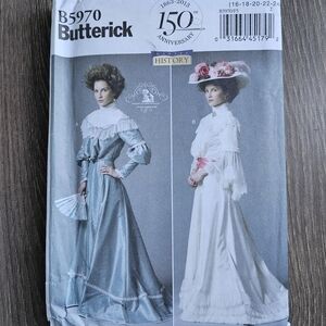 Butterick B5970 Making History Misses' Top, Skirt, and Belt Pattern (Size F5)